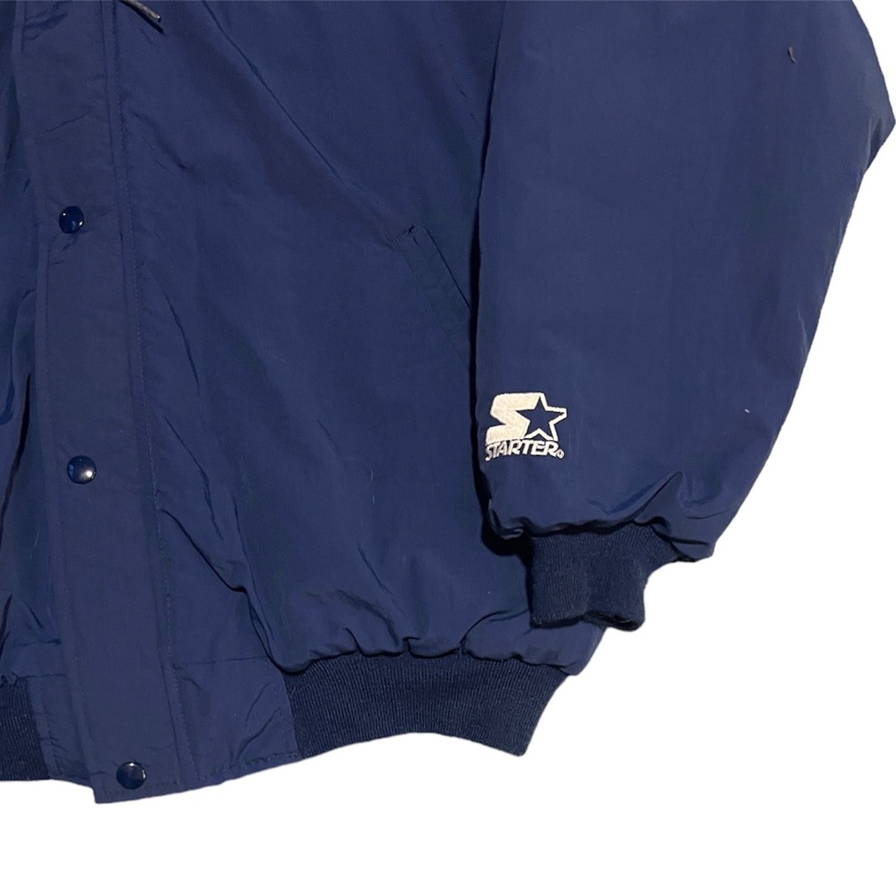 80s 90s HOYAS - GEORGETOWN University Vintage STARTER Jacket - Made in USA - Picture 4 of 7